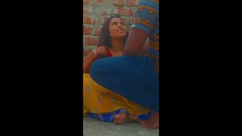 Dehati bhabhi fucking with devar on top floor